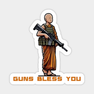 Gun Bless You Magnet