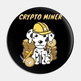 Funny Dalmatian is a Crypto Miner Pin