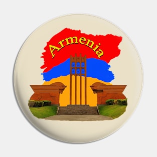 Armenian Independence Monument Pin