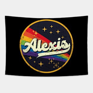 Alexis // Rainbow In Space Vintage Grunge-Style Tapestry