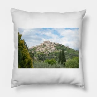 Gordes in Provence-Alpes-Côte d'Azur region in southeastern France Pillow