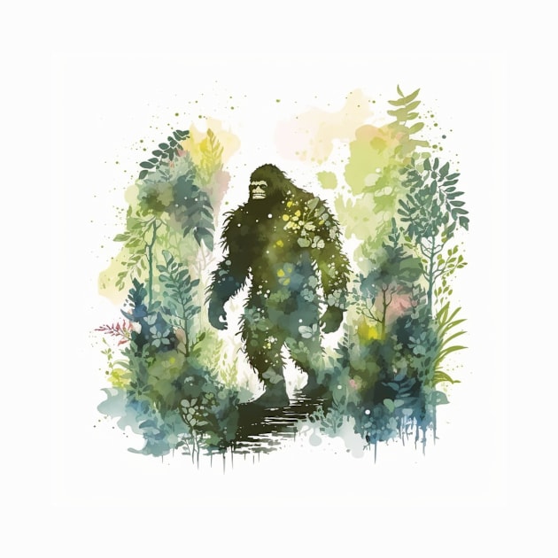 Bigfoot in the Foliage by Star Scrunch