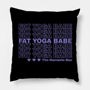 Fat Yoga Babe Pillow