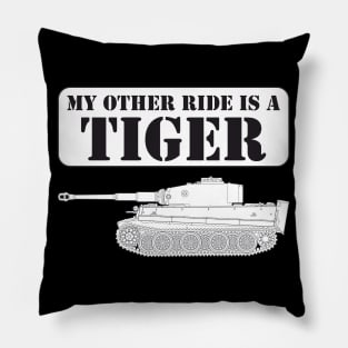My other ride is a TIGER Pillow