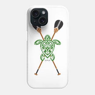 Green Tribal Turtle 2 Stand-Up / Maui Phone Case