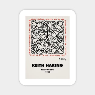 Vintage Keith Haring 1985 Magnet