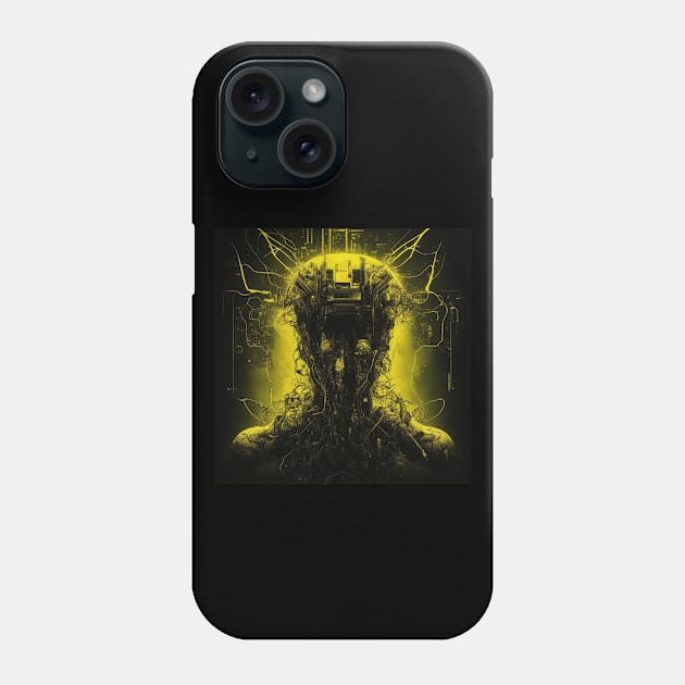 CYBER ATTACK Phone Case by Dunkellkellera