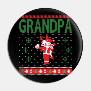 Grandpa claus Pin