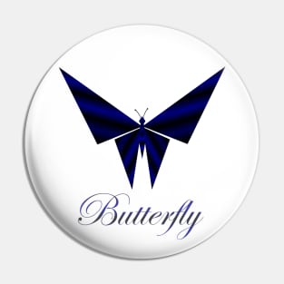 Metallic butterfly Pin