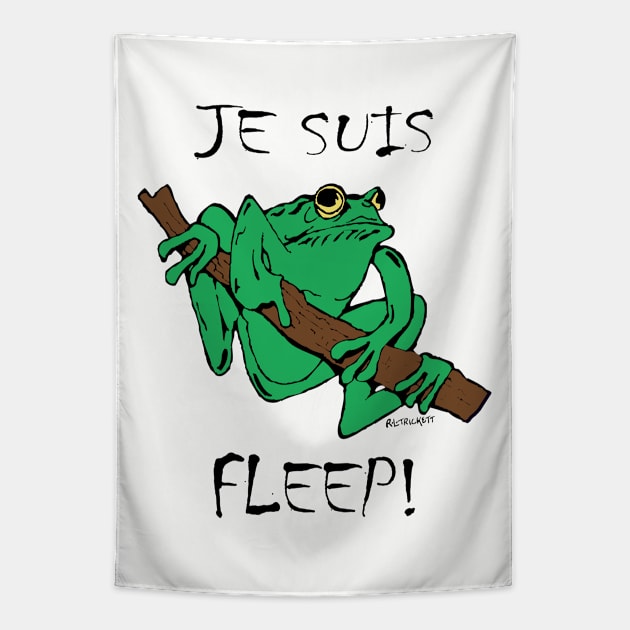 Je Suis Fleep! Tapestry by RockettGraph1cs