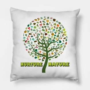 nurture nature Pillow