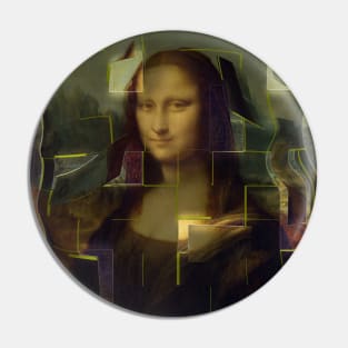 Mona Lisa Design Pin