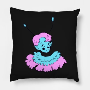 Bug Fairy Portrait Sticker Pillow