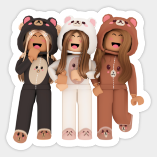 Roblox Girl Aufkleber Teepublic De