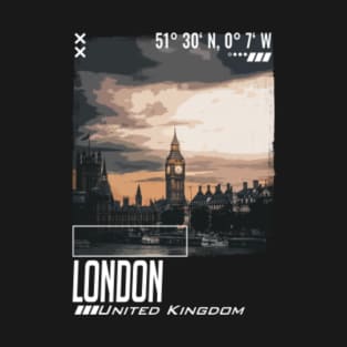 London Eye Minimalistic T-Shirt T-Shirt