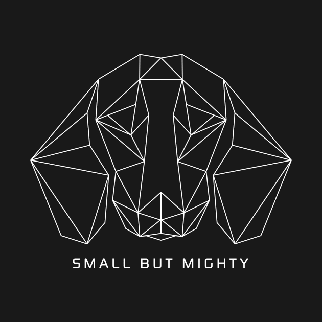 Small But Mighty | Unisex Outline Dachshund Shirt by Indigo Lake