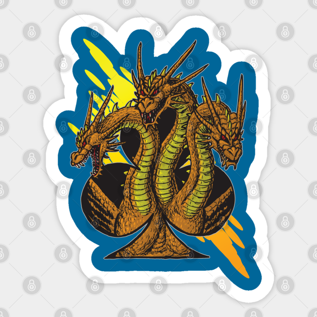 Club - King Ghidorah - Sticker