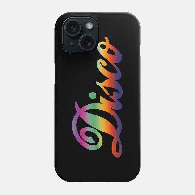 Disco Rainbow Phone Case by Artist Rob Fuller