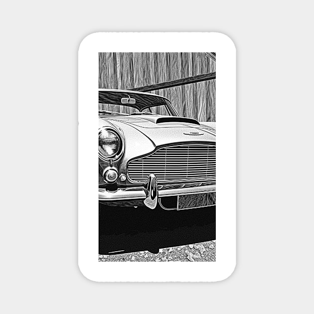 Vintage Aston Martin Magnet by Kid Relic