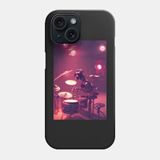 Cyber Dog Jams On The Drums Phone Case