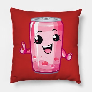 Soft drink cute T-Shirt cute giril Pillow