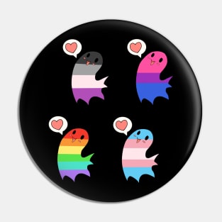 LGBTA Ghosts Pin