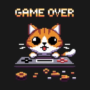 Game Over Cat T-Shirt