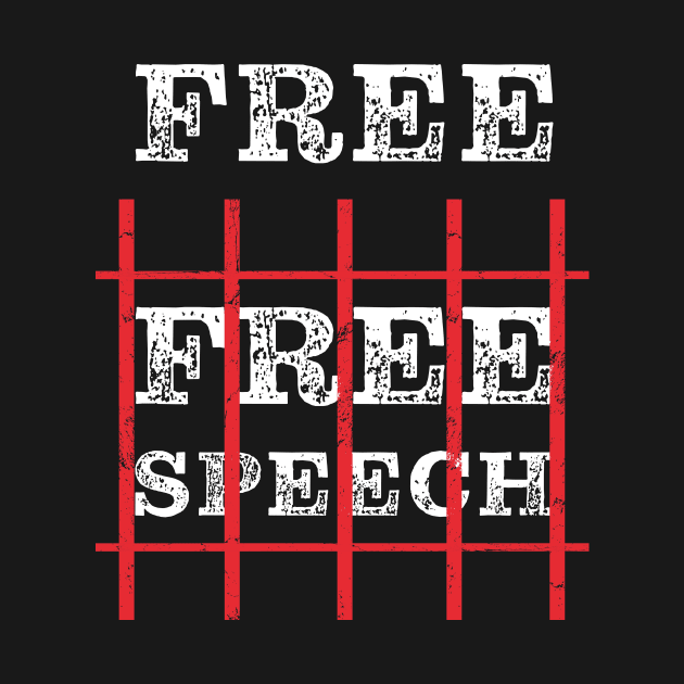 Free – Free Speech Jail Bars: First Amendment Conservative by Destination Christian Faith Designs