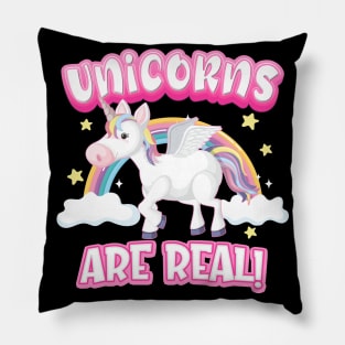 Unicorns Are Real Pillow