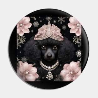 Poodle Diva Pin