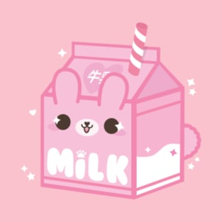 Kawaii Bunny Milk Carton T-Shirt