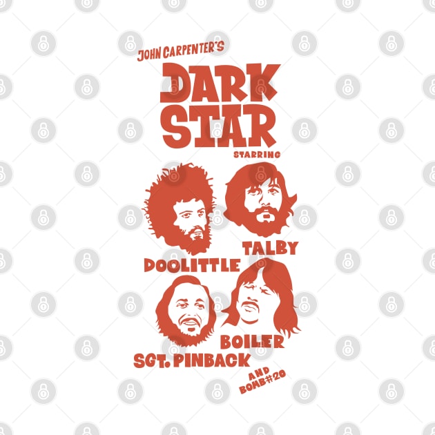 Dark Star: Embrace the Cult Classic by John Carpenter with Retro Sci-Fi Style by Boogosh
