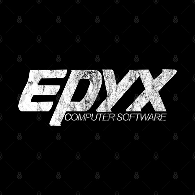 Retro Video Games Epyx Software Vintage Logo by Meta Cortex