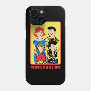 Punk for life Phone Case