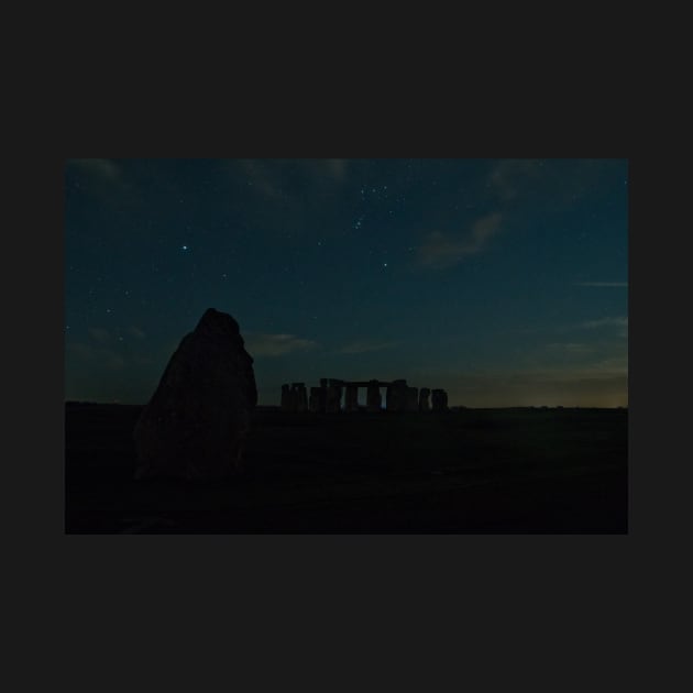 Stonehenge at night by RichardGibb