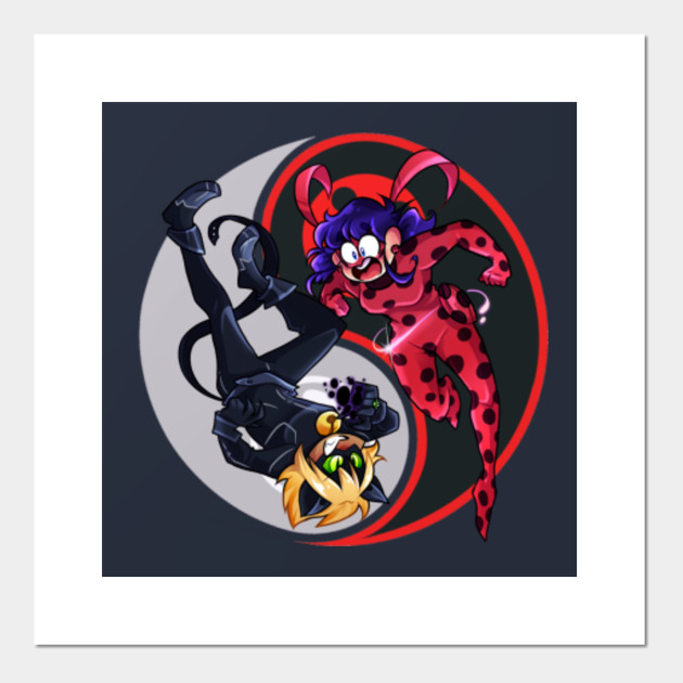 Ladybug And Chat Noir Miraculous Ladybug Posters And Art Prints Teepublic