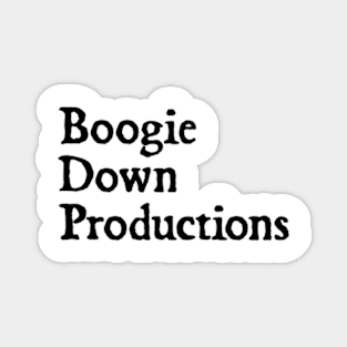 Boogie Down Productions - Classic 80s Hip Hop Magnet