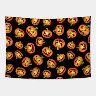 Pumpkin Pattern Tapestry