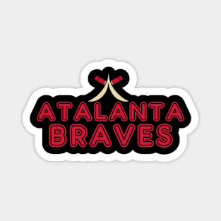 atlanta braves baseball Magnet