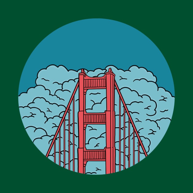 Golden Gate Bridge by Jelly Studio Co.