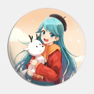 Hilda in Anime world Pin