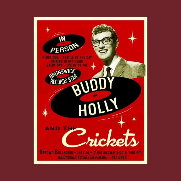 Buddy Holly In Person (Red) by Vandalay Industries