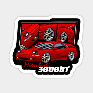 Mitsubishi 3000GT, JDM Car Magnet