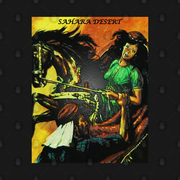Sahara Desert - Witch of the Sahara (Unique Art) by The Black Panther