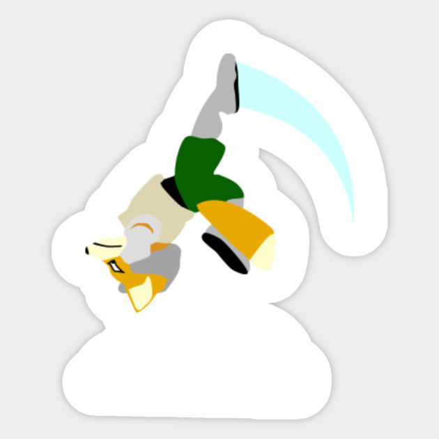Fox Up Smash Saria Sticker Teepublic
