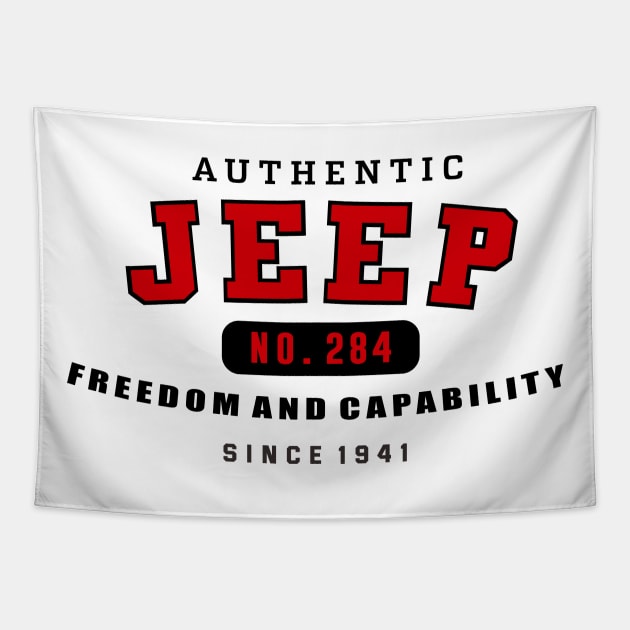 Authentic Jeep Tapestry by Zulaeha