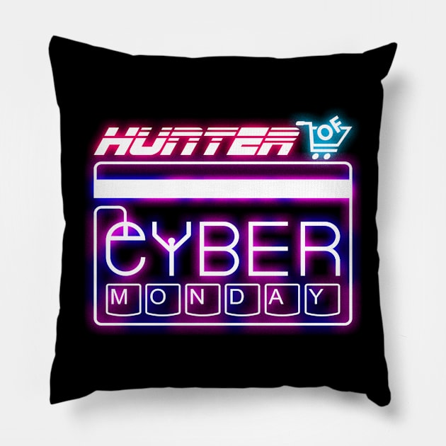 Cyber Monday Pillow by casikancil