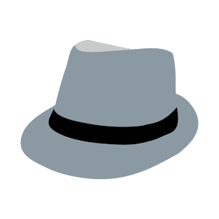 Fedora Hat Icon T-Shirt