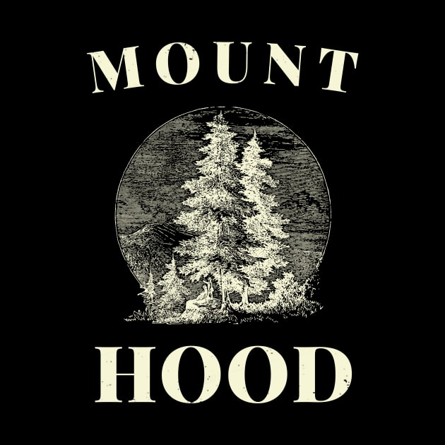 Mount Hood Vintage by Insert Place Here