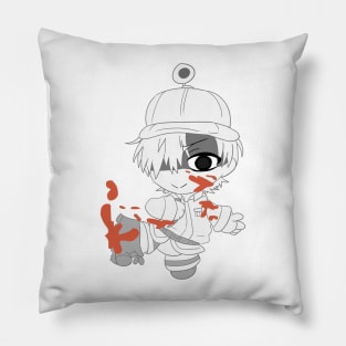Chibi Cells at Work White Blood Cell Pillow